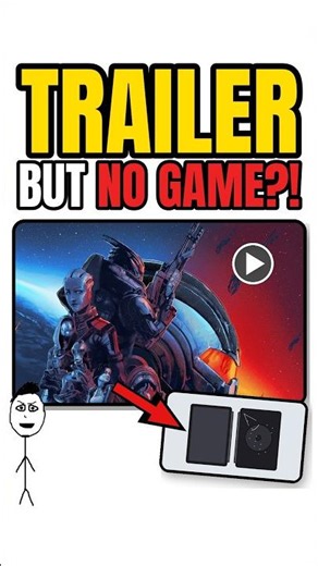 Mass Effect Trailer Got Leaked... After EA Cancelled It?! 💀 #masseffect #bioware
