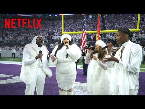 Building the Band's SZN4 performs the National Anthem at NFL Christmas Gameday | Netflix