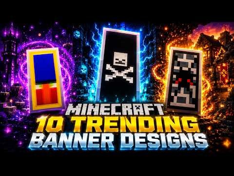 10 TRENDING Banner Designs in Minecraft