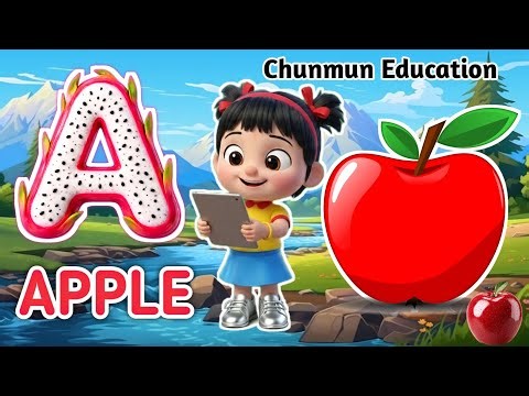 Phonics Song 2 with TWO Words in 3D - A For Airplane - ABC Alphabet Songs with Sounds for Children