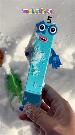 Seeking Numberblock Character 1-10 Buried in The Snow & Counting
