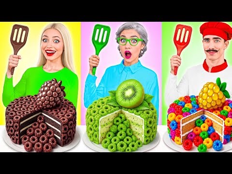 ME vs GRANDMA COOKING CHALLENGE! 👵🍳 Funny Kitchen Fails & Genius Food Hacks You HAVE to watch!