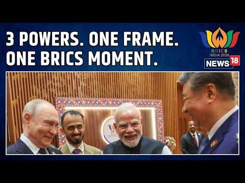 Three Powers, One Frame: Modi, Putin & Xi Together At BRICS 2026 | India-Russia-China Bonhomie