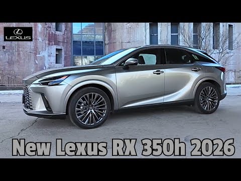 Fifth Generation | 2.4-Liter Turbocharged Engine | 2.5cm Wider | Lexus RX 350h 2026