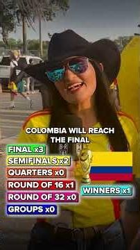 Colombia fans have some mixed opinions on how far their team will go this World Cup 😅