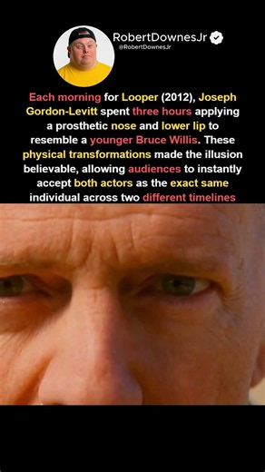 Joseph Gordon-Levitt Looked Like Bruce Willis In Looper