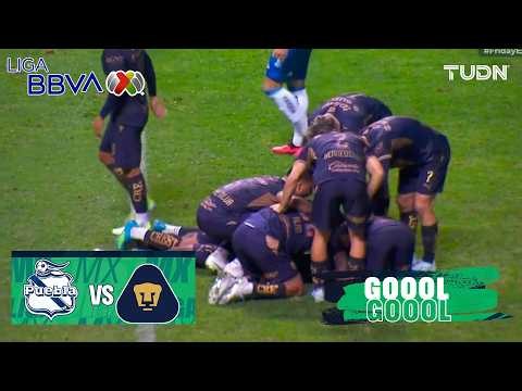 ¡GOOL DE LA VICTORIA! Puebla vs Pumas | Liga MX - Jornada 15 Apertura 2026 | TUDN