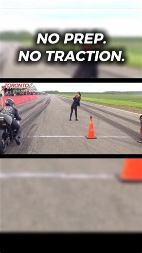 NO BITE! Extreme No Prep Motorcycle Drag Racing