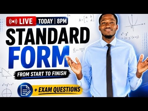LIVE: How to Master Standard Form (Full Lesson + Exam Questions)