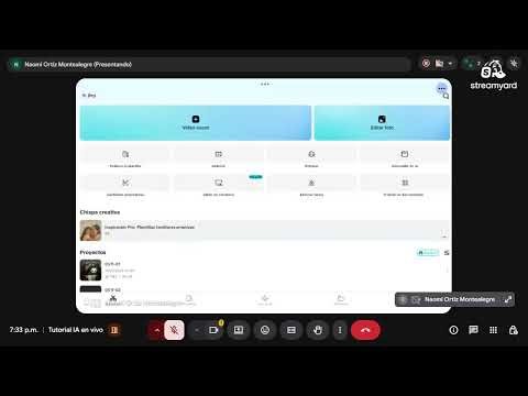 ESCUELA DE PLANTILLAS IA - TUTORIAL EN VIVO