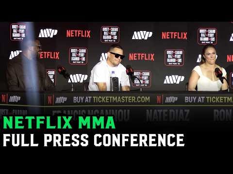 Nate Diaz vs. Mike Perry | Ronda Rousey vs. Gina Carano Press Conference