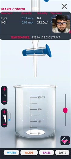 #chemistry #solubility #acidsandbases #saltsolubility #chemistrysimulation #virtualchemistrylab #chemicalreactions #dissolution #molecularsimulation #scienceeducation #chemistryexperiment… | Md. Hasinul Babu