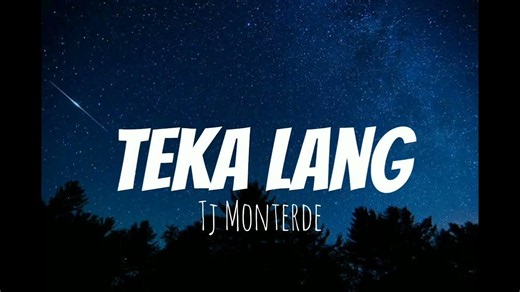 TEKA LANG - TJ MONTERDE (Lyrics) #lyrics #viral2026 