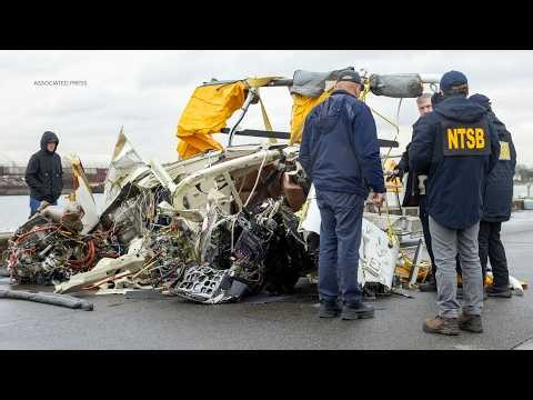 NYC helicopter crash that killed 6 people showed signs of bird strike: NTSB