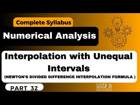 #Newton Divided Difference formula #valuefortimekamalkumar || Part 32 || B Sc Maths | #education