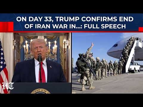 Full Speech: Trump Confirms End Of Iran War In…| Watch When US Will Exit Mid-East| Gulf| Israel| Oil