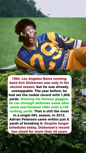 He Ran for 2,105 Yards in One Season #nfl