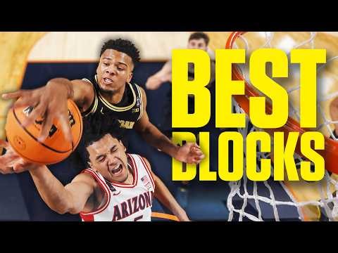 Top blocks from the 2026 NCAA men's basketball tournament