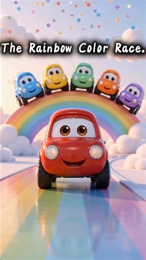 The Rainbow color race adventure!!🌈