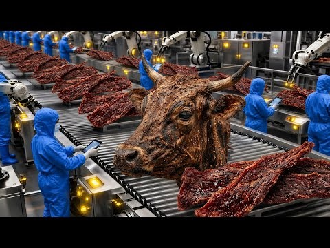 Inside an American Beef Jerky Factory: Full Process from Meat to Finished Snack