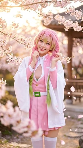 POV: The Love Hashira Fell for You 💕 Mitsuri Kanroji Cosplay | Demon Slayer Sakura 2025