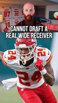 The Chiefs cannot draft Wide Receivers to save their lives