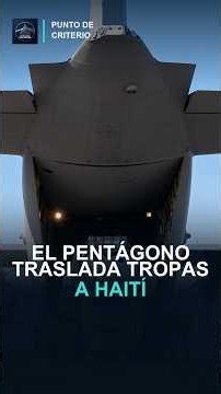 Aviones del Pentágono llevan tropas de Bukele a Haití