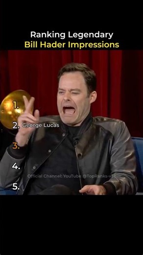 Ranking Legendary Bill Hader Impressions Part 2
