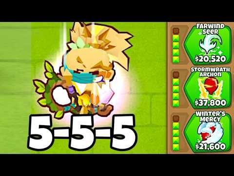 The 5-5-5 Skywarden Is UNREAL... (Bloons TD 6)