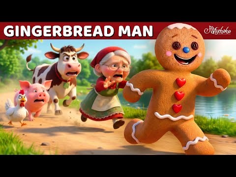 The Gingerbread Man 🍪🎄 Bedtime Stories for Kids in English