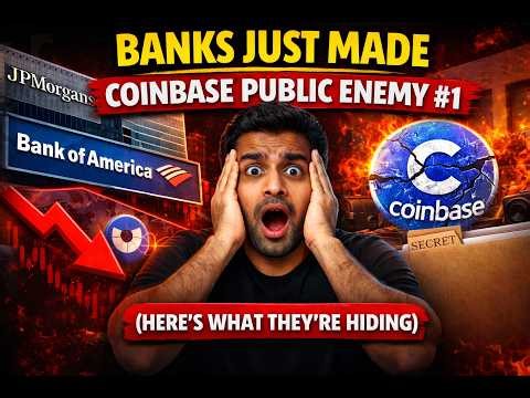 Why Banks Just Made Coinbase Public Enemy #1 | Banks vs Coinbase – What They're Not Telling You