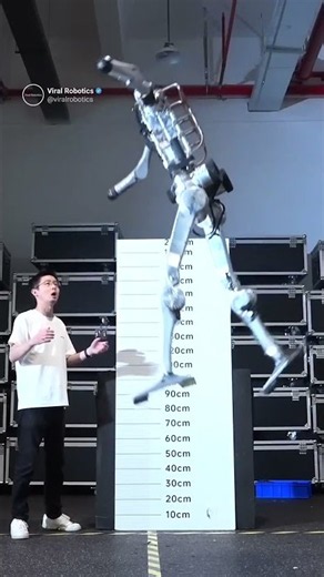 This robot is already clearing heights that surpass every human record on the planet.