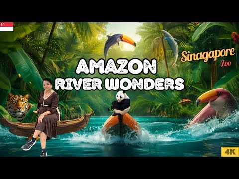 River Wonders Singapore Tour 2026 | Amazon Boat Ride, Pandas, Big Aquarium, Asia’s First River Zoo🇸🇬
