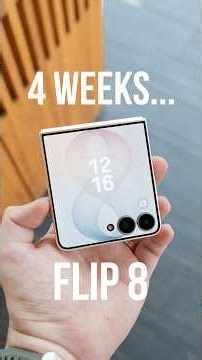 Samsung Z Flip 8: 4 Weeks Later… #samsung #galaxyzflip8 #zflip8