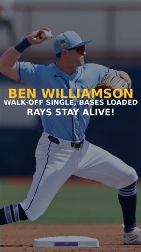 Rays WALK IT OFF in 12! No Sweep! Williamson Ends It! | World Series Game 4
