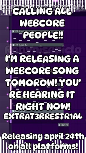 EXTRAT3RRESTR1AL - Releasing TOMOROW (April 24th) #alien #scenecoretypebeat #music #musican #newsong