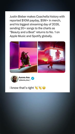 Justin Bieber Just Made Coachella History $10M + Charts Explode!