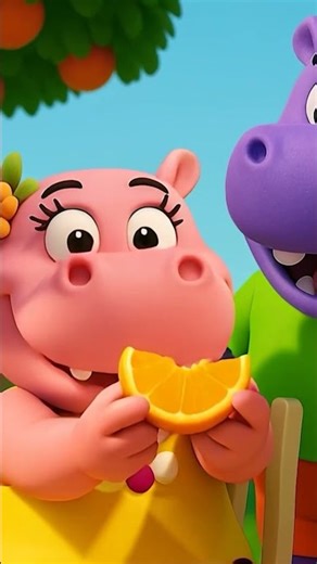 Hippie Hippie Yes Hippo, Eating Sugar (Johny Johny) #shorts #nurseryrhymes #kidssongs #hooplakidz