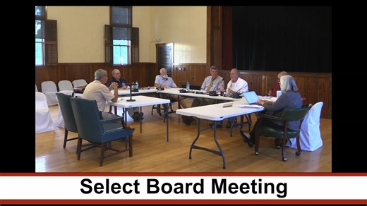 Swanzey Select Board Meeting September 16th, 2026