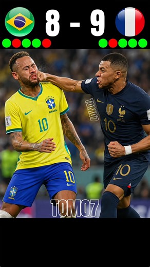 Brazil vs France || PENALTY SHOOTOUT ||🤯🔥IMAGINARY MATCH 2026 ||🥶#shorts #mbappé #football