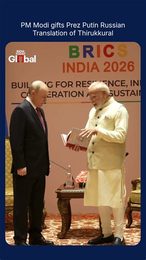 PM Modi Gifts Putin Russian Translation Of Thirukkural During Delhi Bilateral Meet | #brics2026