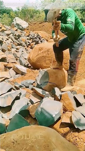 Breaking the Boulder: How a Hammer Turns Rock Into Road