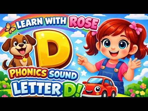 D Phonic Sound Explained | Letter D Words | English Phonics for Beginners