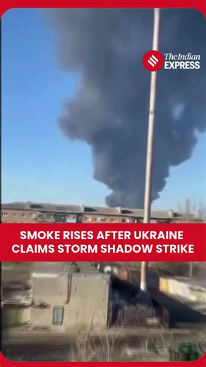WATCH: Smoke Rises From Russian Refinery After Ukraine Claims Storm Shadow Strike