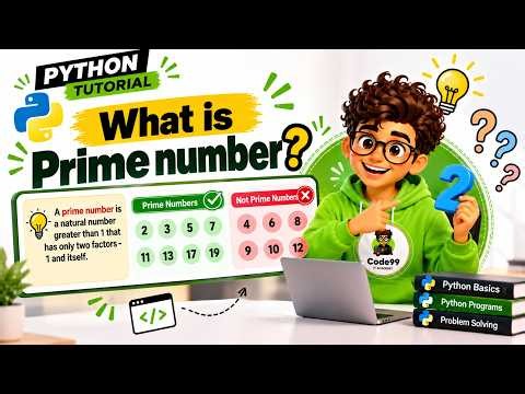 What is a Prime Number in 2026 | Python Interview Question | Python Course in Chennai