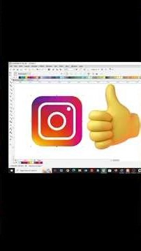 Create an Instagram logo in Corel Draw#coreldrawhacks #trending Corel tutorialdesign