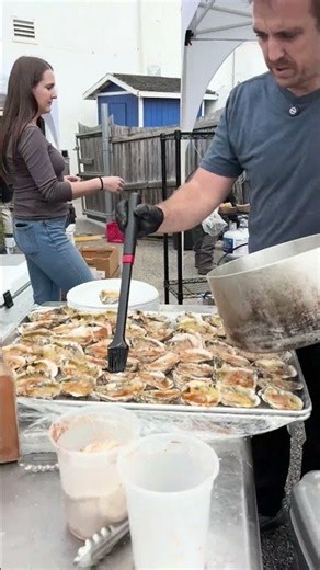 See how we prepared thousands of oysters at Laurel Park race track for Oyster Fest