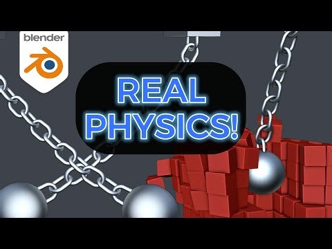 Chain Animation in Blender 5.0 | Rigid Body Physics
