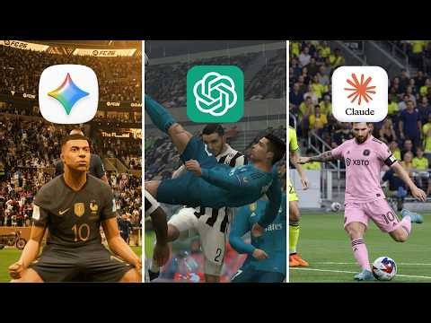 ChatGPT vs Claude vs Gemini Make FIFA From Scratch