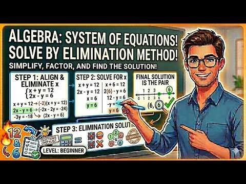 ALGEBRA | SYSTEM OF EQUATIONS BY ELIMINATION (TAGALOG/FILIPINO EXPLANATION)
